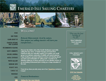 Tablet Screenshot of emeraldislesailing.com